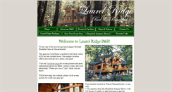 Desktop Screenshot of laurelridgebandb.com